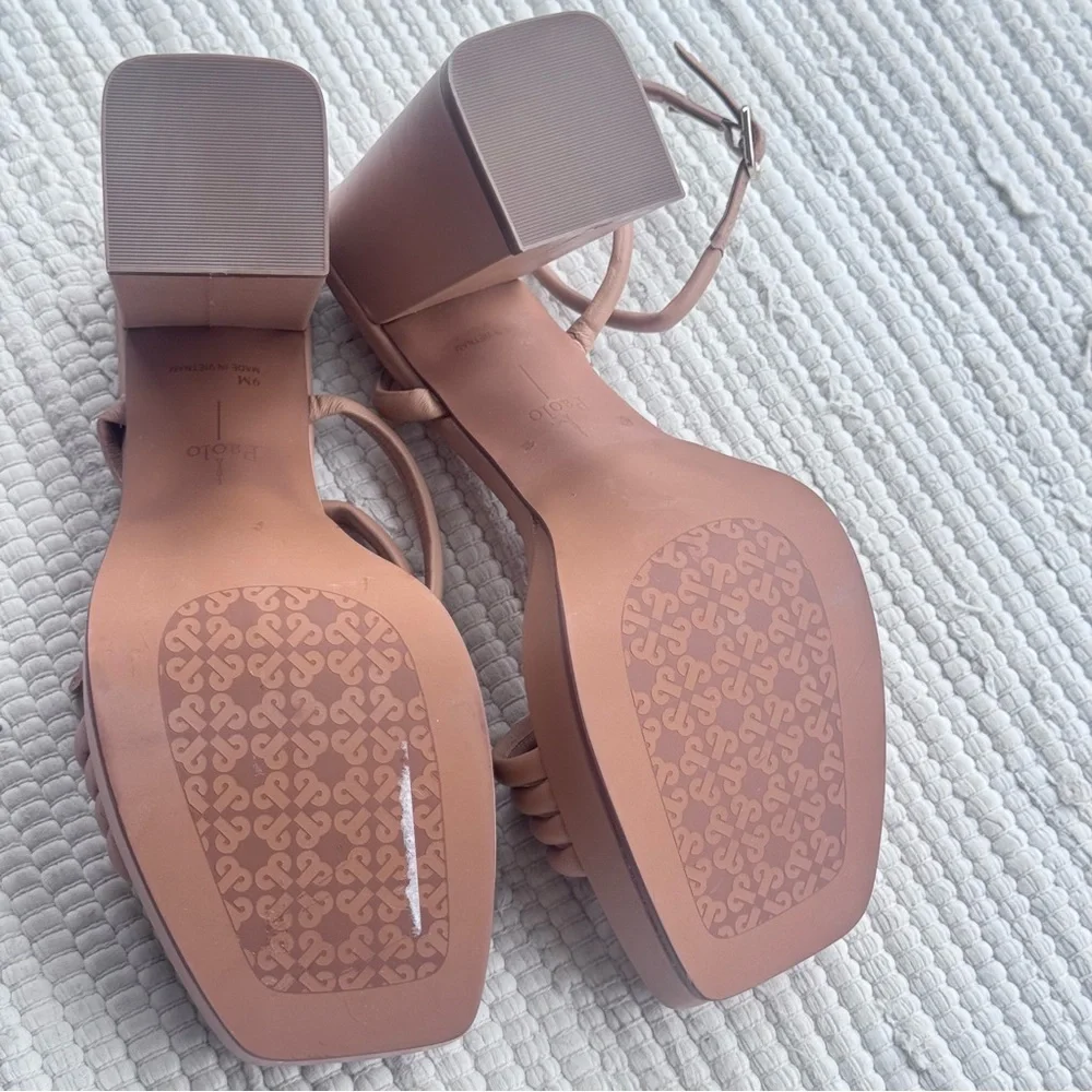 Paolo Women's Brown Platform Sandals